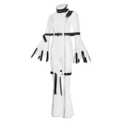 Code Geass C.C. White Straitjacket Set Outfits Cosplay Costume Halloween Suit 