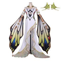 Code Geass: Lost Stories C.C. Butterfly Gown Set Outfits Cosplay Costume