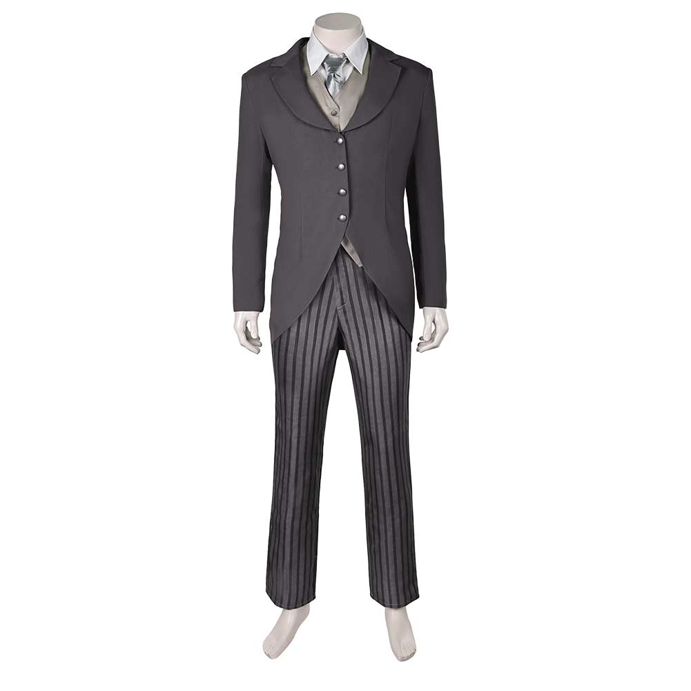 Corpse Bride Victor Gray Wedding Suit Outfits Cosplay Costume Halloween Carnival Suit 