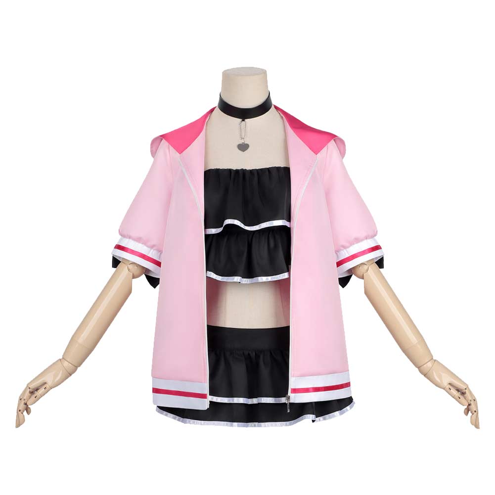 Cosmic Princess Kaguya (2026) Noi Komazawa Pink Black Swimsuit Set Outfits Cosplay Costume