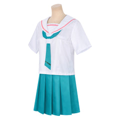 Cosmic Princess Kaguya (2026) Sakayori Iroha White Blue School Uniform Set Outfits Cosplay Costume 