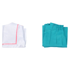 Cosmic Princess Kaguya (2026) Sakayori Iroha White Blue School Uniform Set Outfits Cosplay Costume 