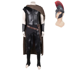 The Odyssey (2026) Odysseus Black Armor Cloak Set Outfits Cosplay Costume