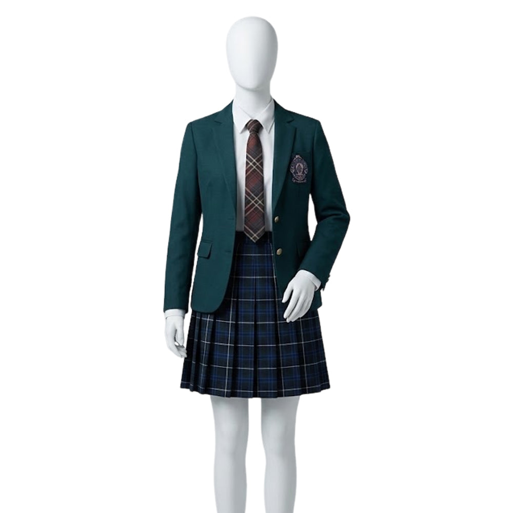 Coven Academy (2026) Briar Green School Uniform Set Outfits ​Cosplay Costume 