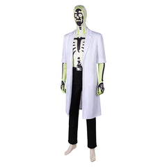 Creature Commandos (2024) Dr. Phosphorous White Outfits Cosplay Costume 