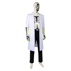 Creature Commandos (2024) Dr. Phosphorous White Outfits Cosplay Costume 