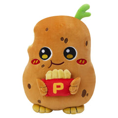 Cute Eating Potato Cosplay Plush Toys Cartoon Soft Stuffed Dolls Mascot Birthday Xmas Gift - Original