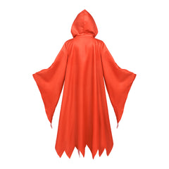 Cute Funny Halloween Pumpkin Orange Hooded Robe Cosplay Costume Carnival Suit