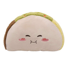 Cute Taco Pillow Cosplay Plush Toys Cartoon Soft Stuffed Dolls Mascot Birthday Xmas Gift - Original