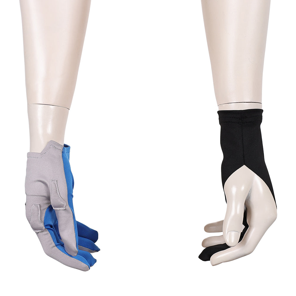 Cyberpunk: Edgerunners 2 (2026) D Blue Black Gloves Cosplay Accessories Props