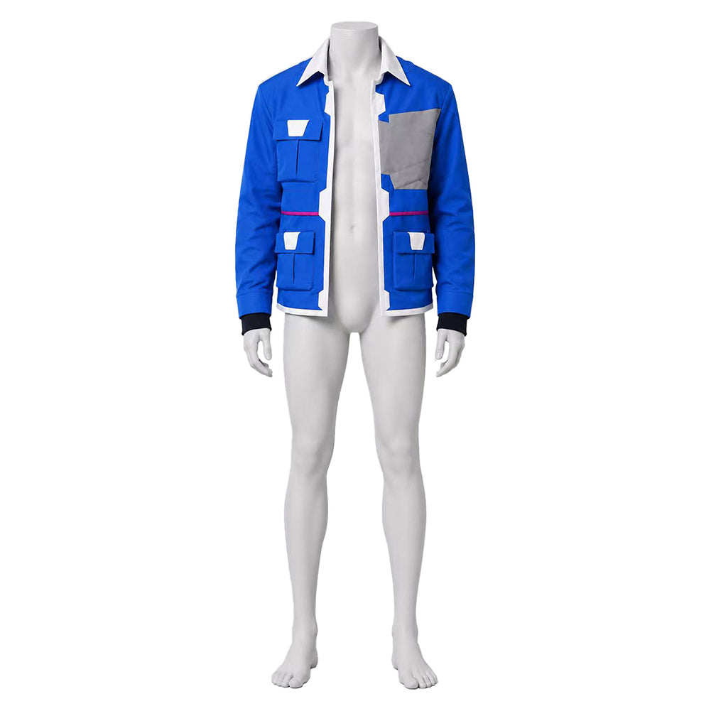Cyberpunk: Edgerunners 2 (2026) D Blue Jacket Coat Outfits Cosplay Costume