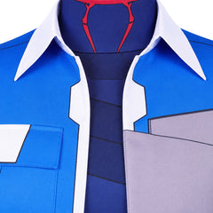 Cyberpunk: Edgerunners 2 (2026) D Blue Jumpsuit Jacket Outfits Cosplay Costume 