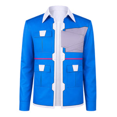 Cyberpunk: Edgerunners 2 (2026) D Blue White Jacket Outfits Halloween Cosplay Costume