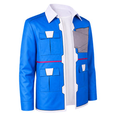 Cyberpunk: Edgerunners 2 (2026) D Blue White Jacket Outfits Halloween Cosplay Costume