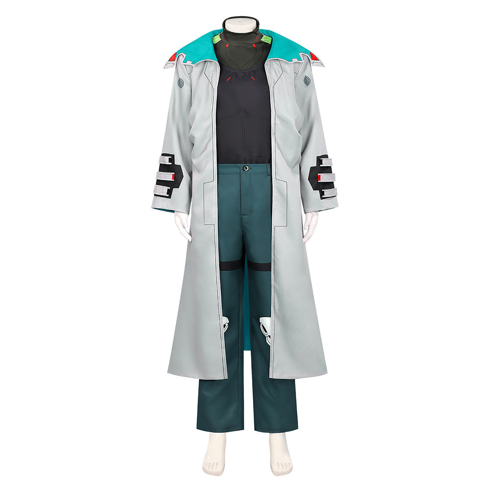 Cyberpunk: Edgerunners 2 (2026) Weak Kingsley Gray Coat Set Outfits Cosplay Costume 