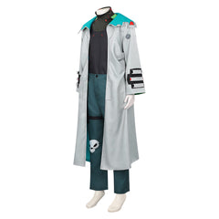 Cyberpunk: Edgerunners 2 (2026) Weak Kingsley Gray Coat Set Outfits Cosplay Costume 