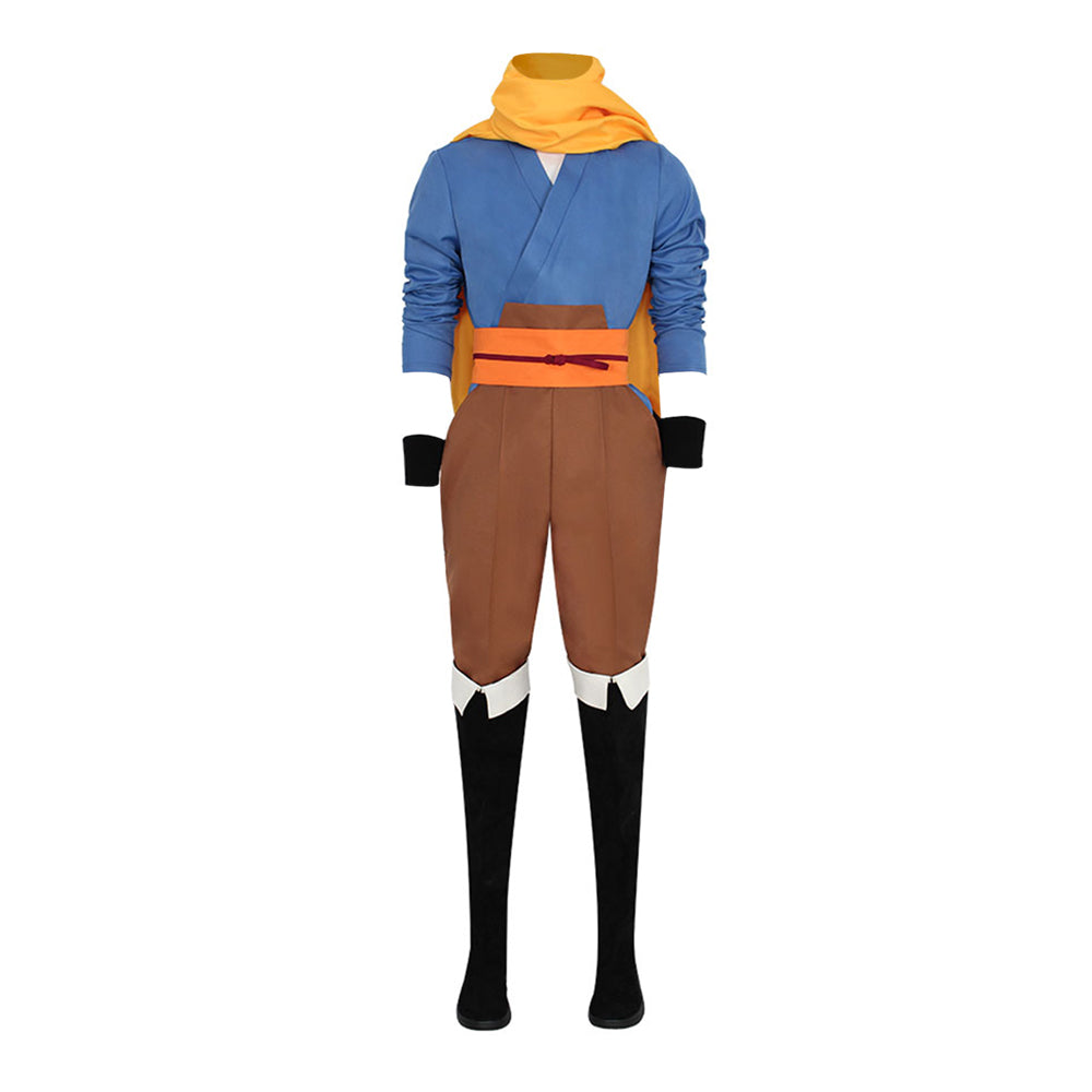 Daemons Of The Shadow Realm (2026) Yuru Blue Brown Set Outfits Cosplay Costume
