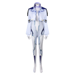 Dagger White Jumpsuit Outfits Cosplay Costume Halloween Carnival Suit