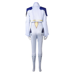 Dagger White Jumpsuit Outfits Cosplay Costume Halloween Carnival Suit