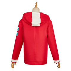 Dandadan (2024) Momo Ayase Red Jacket Coat Outfits Cosplay Costume 