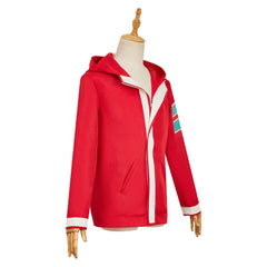 Dandadan (2024) Momo Ayase Red Jacket Coat Outfits Cosplay Costume 