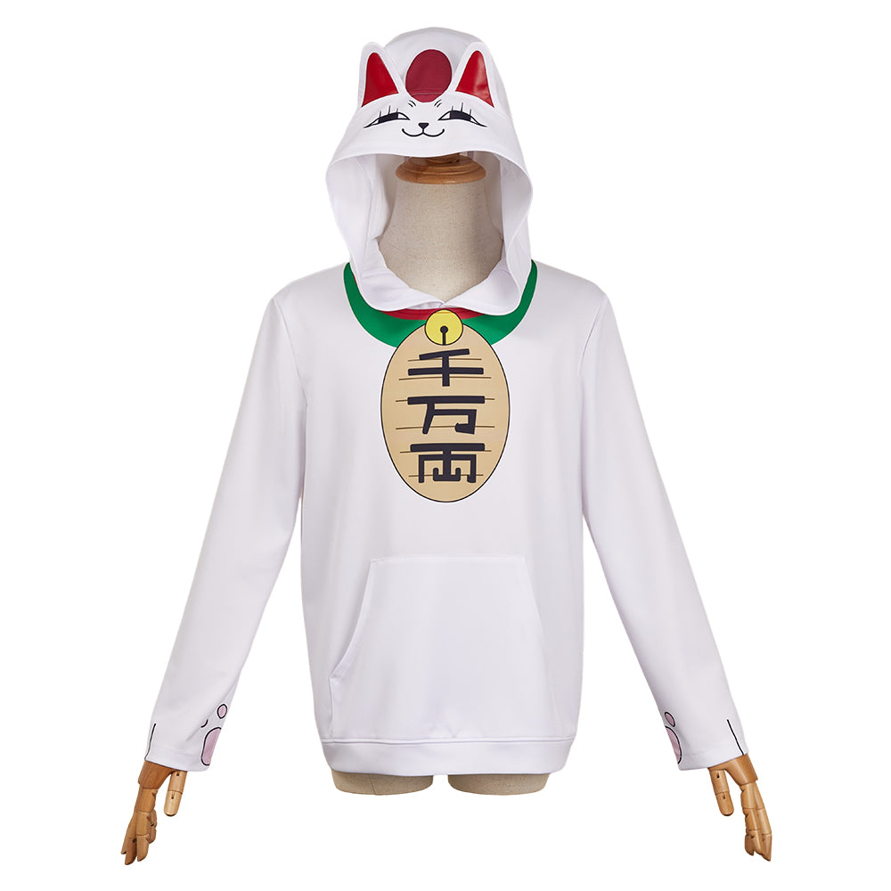 Dandadan (2024) Turbo Granny White Hoodie Outfits Cosplay Costume - Coshduk