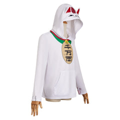 Dandadan (2024) Turbo Granny White Hoodie Outfits Cosplay Costume - Coshduk