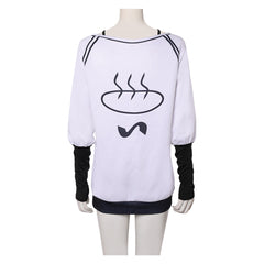 Dandadan Season 2 (2025) Momo Ayase White Sweatshirt Outfits Cosplay Costume 