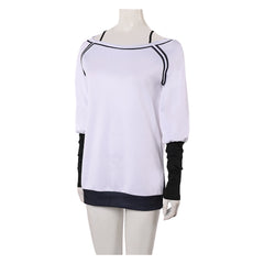 Dandadan Season 2 (2025) Momo Ayase White Sweatshirt Outfits Cosplay Costume 