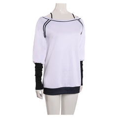 Dandadan Season 2 (2025) Momo Ayase White Sweatshirt Outfits Cosplay Costume 