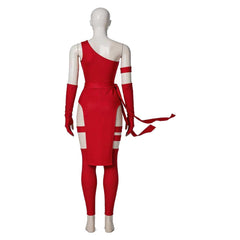 Daredevil Elektra Natchios Assassin Red Set Outfits Cosplay Costume Halloween Suit