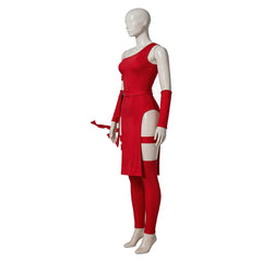 Daredevil Elektra Natchios Assassin Red Set Outfits Cosplay Costume Halloween Suit