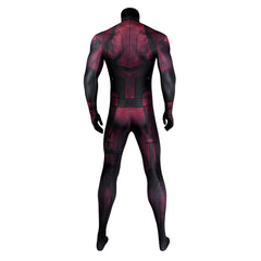 Daredevil Matthew Murdock Black Red Jumpsuit Outfits Cosplay Costume 