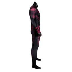 Daredevil Matthew Murdock Black Red Jumpsuit Outfits Cosplay Costume 