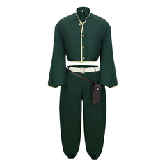 Dead Account (2026) Souji Enishiro Green Uniform Set Outfits Cosplay Costume