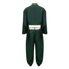 Dead Account (2026) Souji Enishiro Green Uniform Set Outfits Cosplay Costume