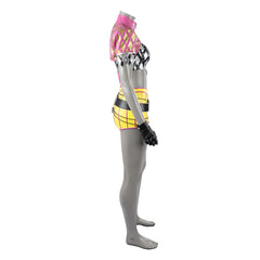 Dead By Daylight MiNA Pink Yellow Full Set Outfits Halloween Cosplay Costume