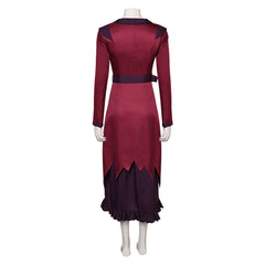 Deadlock (2024) Vindicta Witch Red Dress Outfits Halloween Cosplay Costume