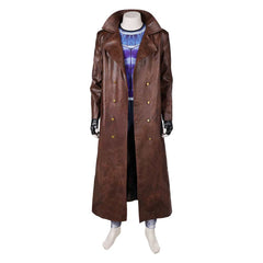 Deadpool & Wolverine (2024) Gambit Brown Coat Outfits Cosplay Costume Halloween Carnival Suit 