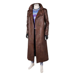 Deadpool & Wolverine (2024) Gambit Brown Coat Outfits Cosplay Costume Halloween Carnival Suit 