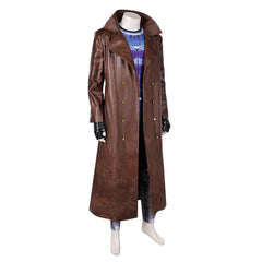 Deadpool & Wolverine (2024) Gambit Brown Coat Outfits Cosplay Costume Halloween Carnival Suit 