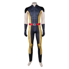 Deadpool & Wolverine (2024) Wolverine Black Jumpsuit Outfits Cosplay Costume Halloween Carnival Suit 