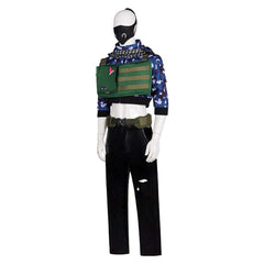 Delta Force Hackclaw Blue Green Set Outfits Halloween Cosplay Costume 