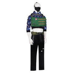 Delta Force Hackclaw Blue Green Set Outfits Halloween Cosplay Costume 