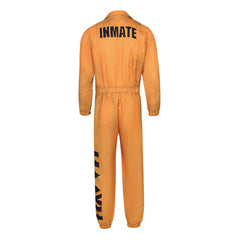 Delta Force Tide Prison Uniform Yellow Distressed Jumpsuit Outfits Cosplay Costume 