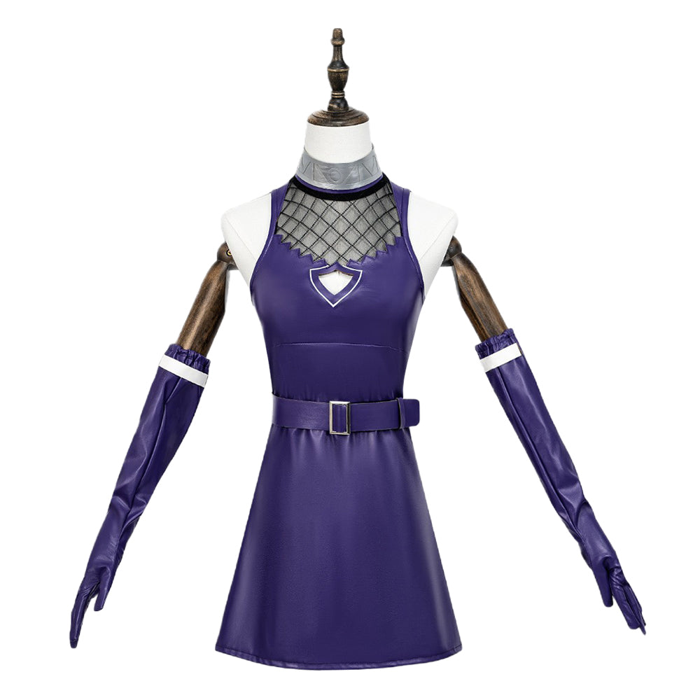 Demon School! Iruma-kun (2026) Evil Cycle Irumi Purple Dress Set Outfits Cosplay Costume