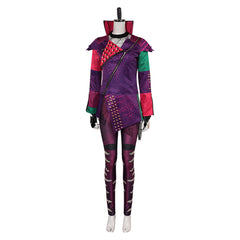 Descendants: The Rise Of Red (2024) Mal Purple Outfits Cosplay Costume Halloween Carnival Suit