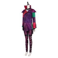 Descendants: The Rise Of Red (2024) Mal Purple Outfits Cosplay Costume Halloween Carnival Suit