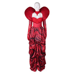 Descendants: The Rise Of Red (2024) Queen Of Hearts Red Dress Outfits Cosplay Costume