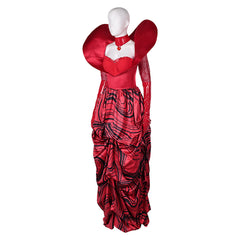 Descendants: The Rise Of Red (2024) Queen Of Hearts Red Dress Outfits Cosplay Costume